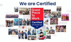 Techno Global Team Great Place to Work Certification 2022